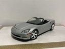 1/18 HOT WHEELS 2003 C6 CORVETTE SILVER ON BLACK