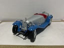 1/18 BURAGO ALFA ROMEO 2300 SPIDER 1932 BLUE/SILVER ON RED JUNKYARD/PARTS CAR