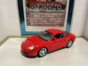 1:18 MOTOR MAX PORSCHE CARRERA 911 RED ON BLACK