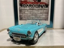 1:18 ROAD LEGENDS 1957 CORVETTE BLUE ON WHITE