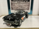 1:18 ROAD. LEGENDS 1957 CORVETTE GASSER BLACK ON WHITE