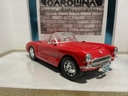 1:18 BURAGO 1957 CORVETTE RED ON RED