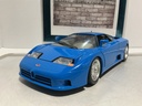1:18 BBURAGO BUGATTI BLUE ON GRAY [NO BOX]