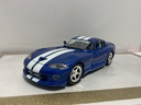 1:18 MAISTO VIPER GTS BLUE WITH WHITE STRIPES [NO BOX]