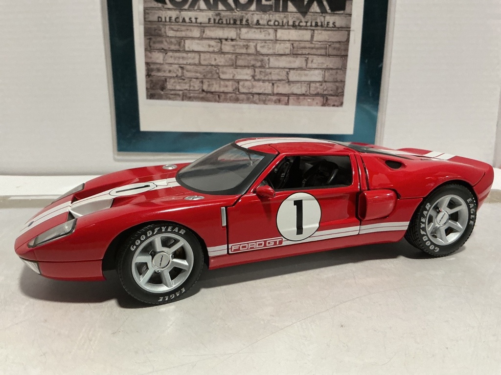 [110951] 1:18 HOT WHEELS FORD GT40 MK RED ON BLACK [NO BOX]