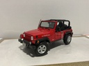 1:18 MAISTO JEEP WRANGLER RUBICON RED ON BLACK