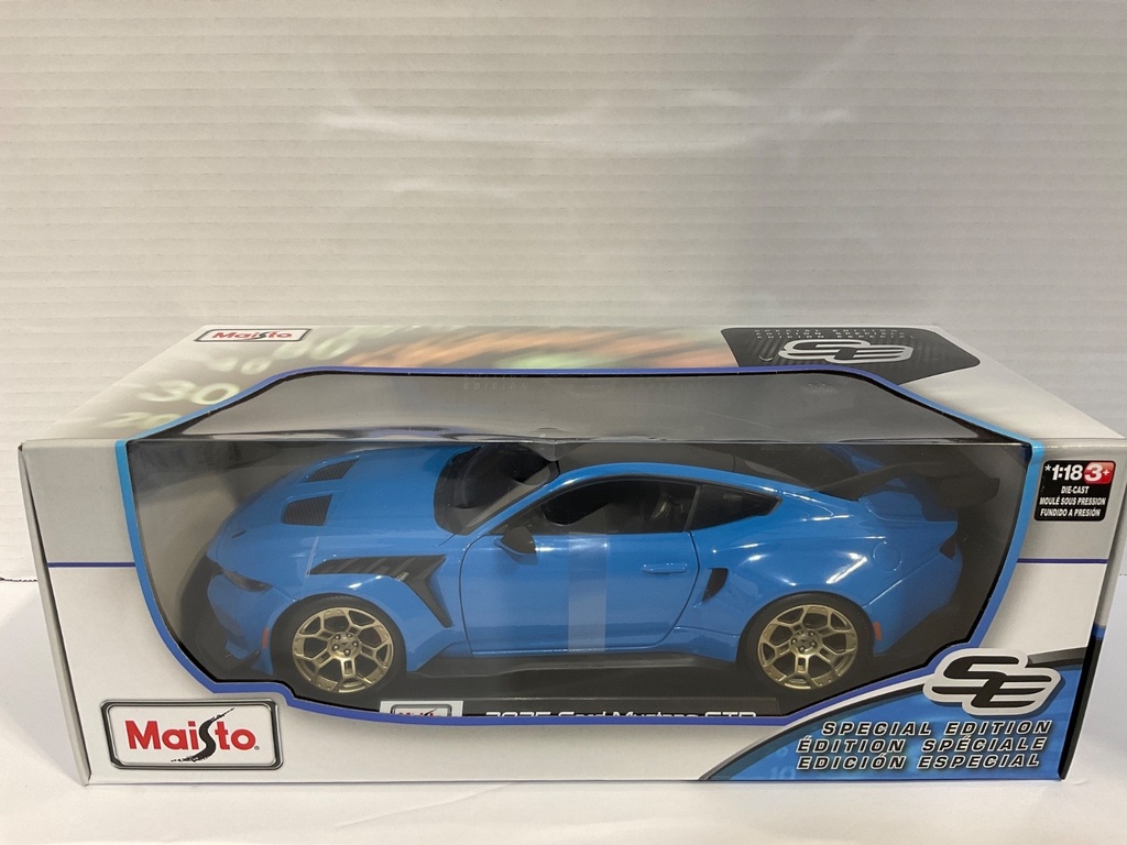 1:18 MAISTO 2025 FORD MUSTANG GTO BLUE