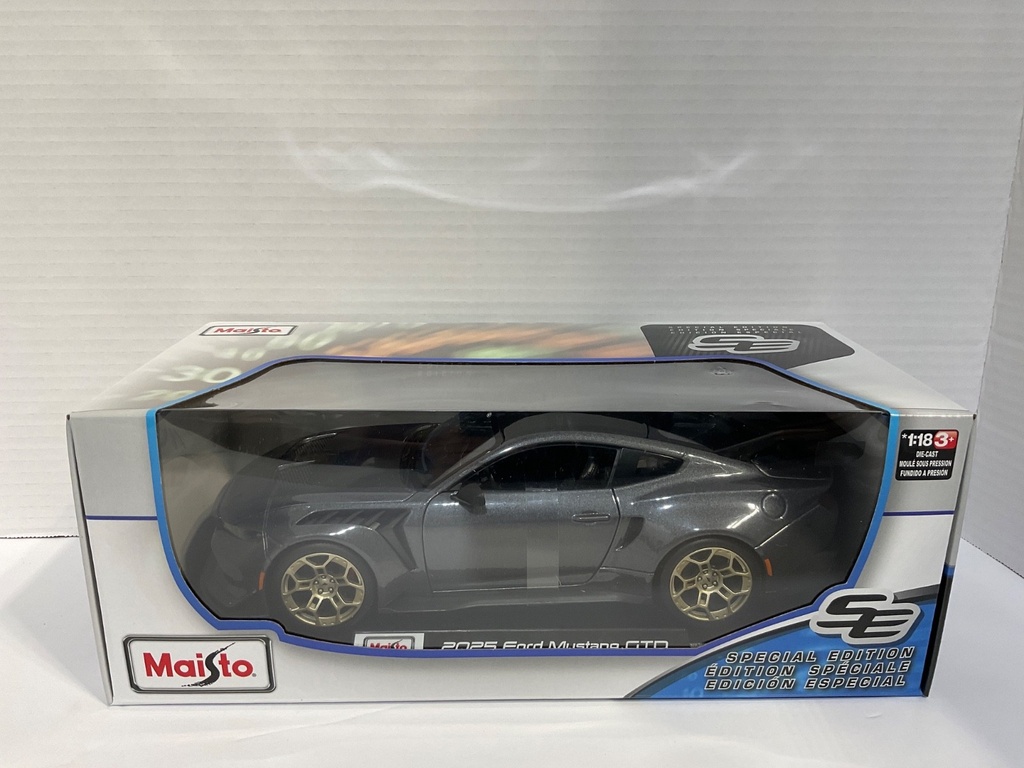 1:18 MAISTO 2025 FORD MUSTANG GTO GREY