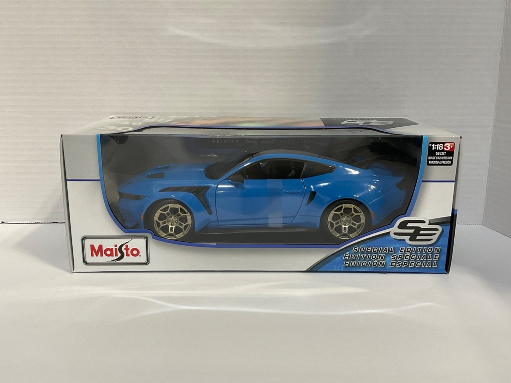 1:18 MAISTO 2025 FORD MUSTANG GTO BLUE