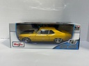 1:18 MAISTO 1970 CHEVROLET NOVA SS COUPE YELLOW AND BLACK !