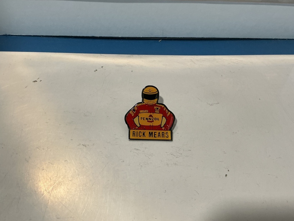 Vintage Formula 1 , Nascar , Rally Car and Road Racing Shirt Jacket Pin