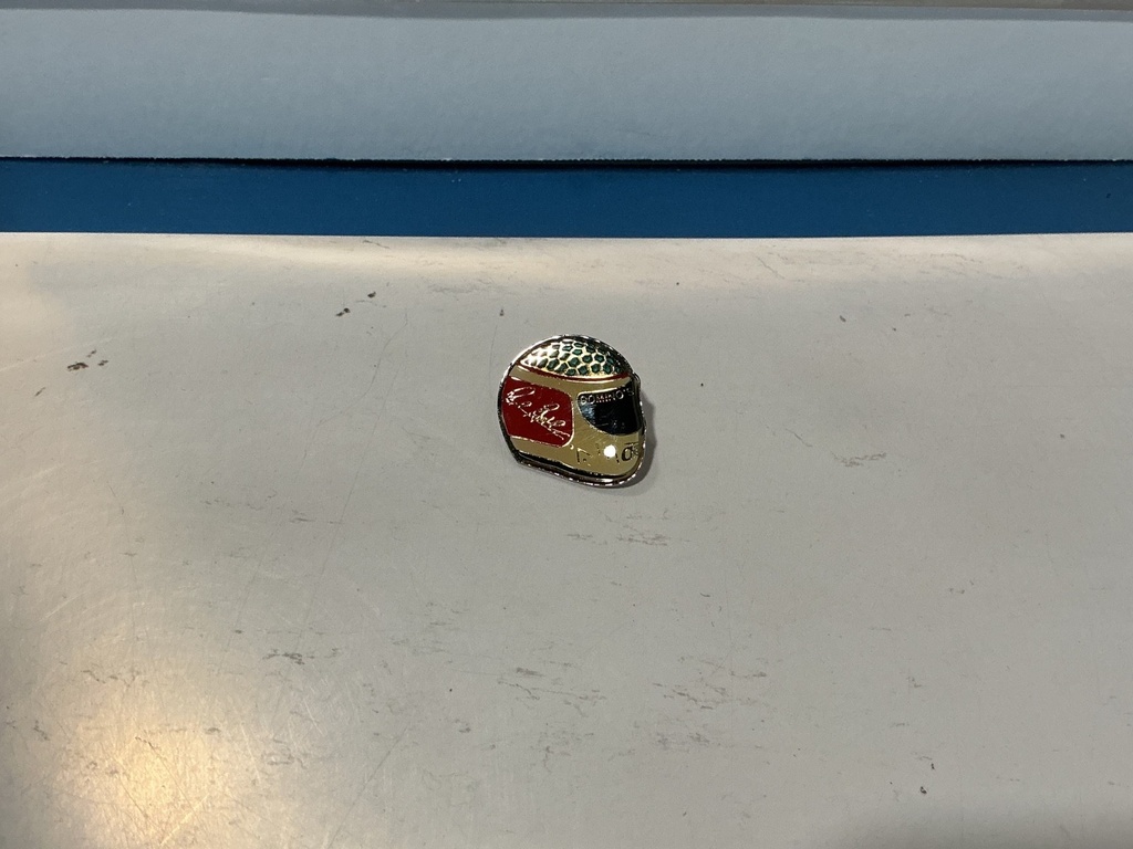 Vintage Formula 1 , Nascar , Rally Car and Road Racing Shirt Jacket Pin