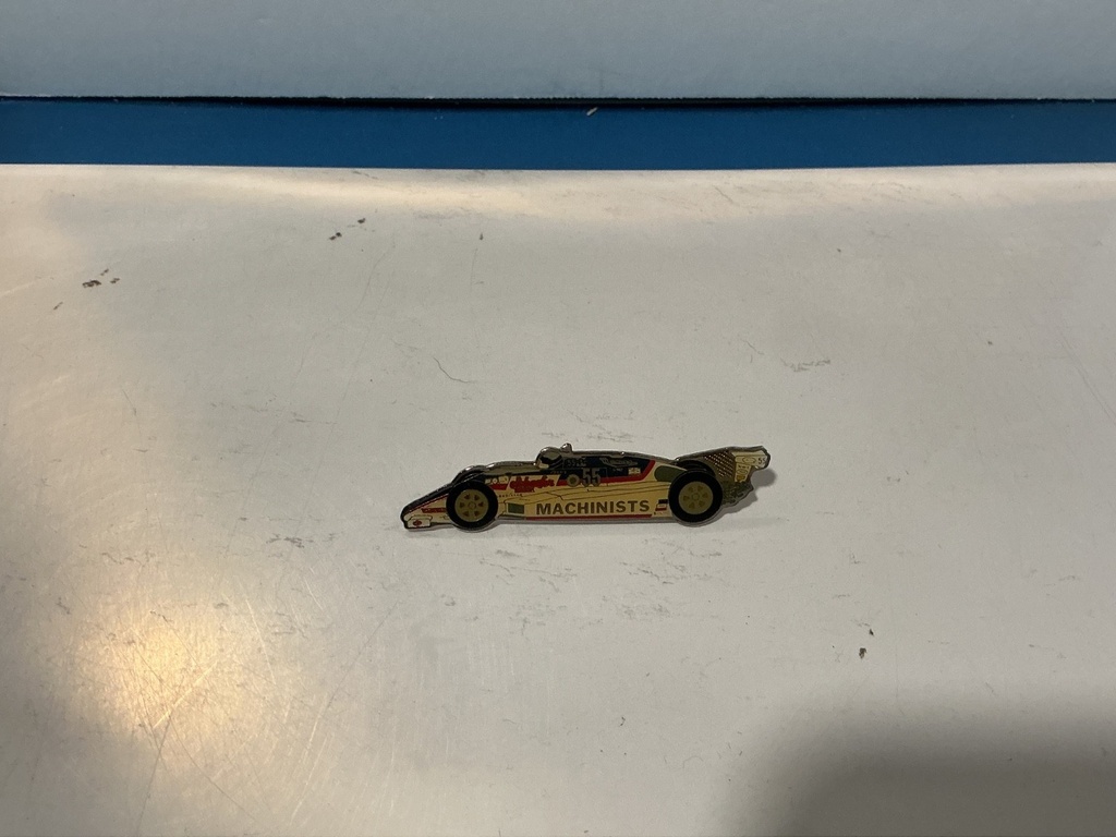 Vintage Formula 1 , Nascar , Rally Car and Road Racing Shirt Jacket Pin