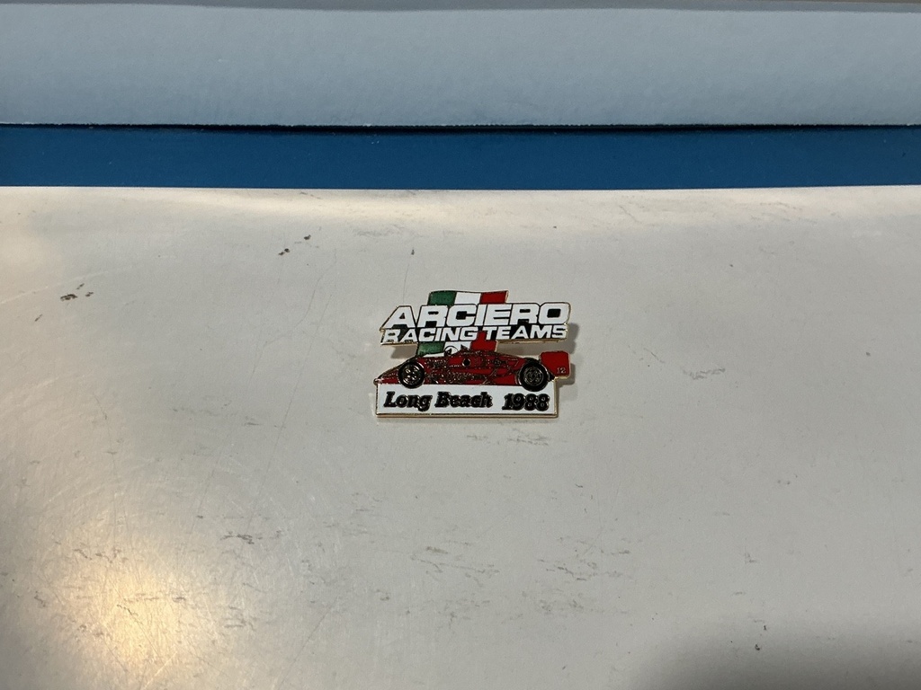 Vintage Formula 1 , Nascar , Rally Car and Road Racing Shirt Jacket Pin
