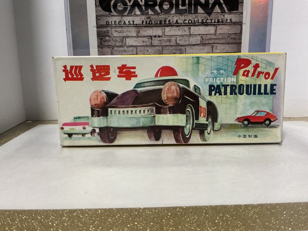 Vintage MF 900 Police PD Friction Car - Made in China