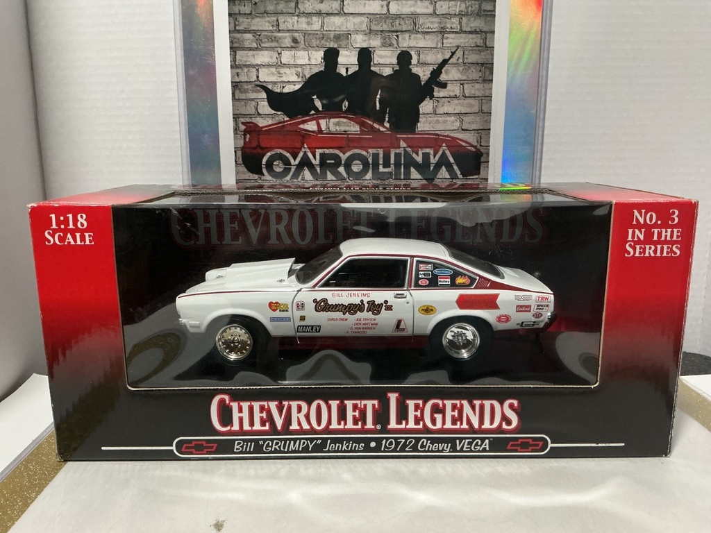 1:18 CHEVROLET LEGENDS BILL GRUMPY JENKINS - 1972 CHEVY VEGA
