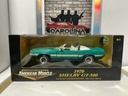 1:18 ERTL 1970 SHELBY GT-500 BLUE ON WHITE