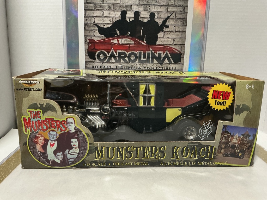 1:18 ERTL THE MUNSTERS - MUNSTERS KOACH [DAMAGED BOX]