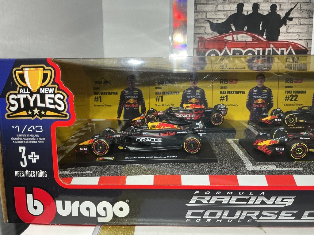 [112281] 1:43 BBURAGO ALL NEW STYLES - ORACLE RED BULL RACING FORMULA RACING