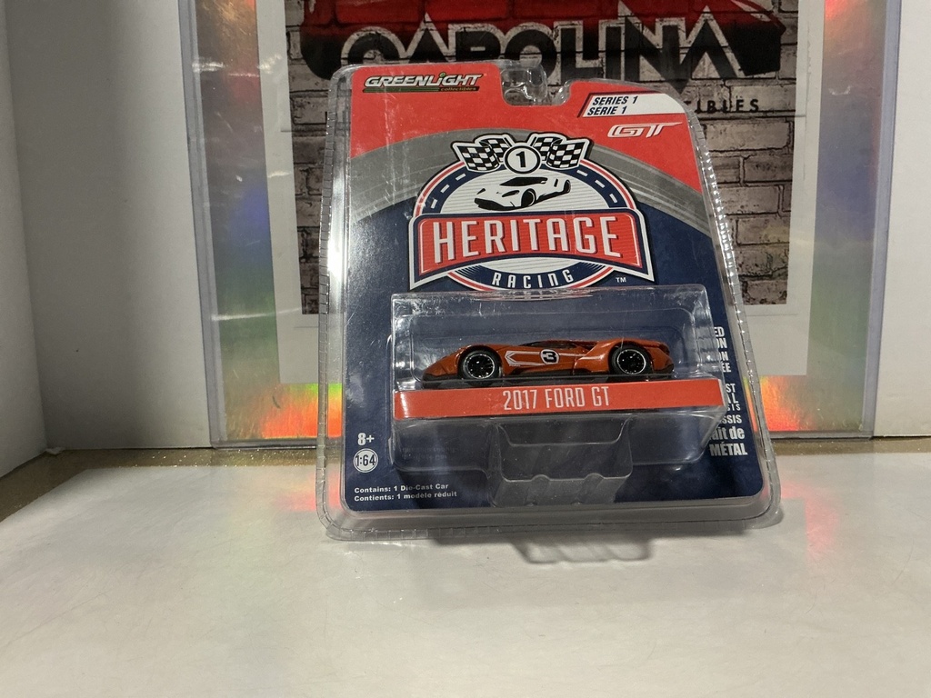 [101624] 1/64 GREENLIGHT - HERITAGE RACING - 2017 Ford GT [BROWN]