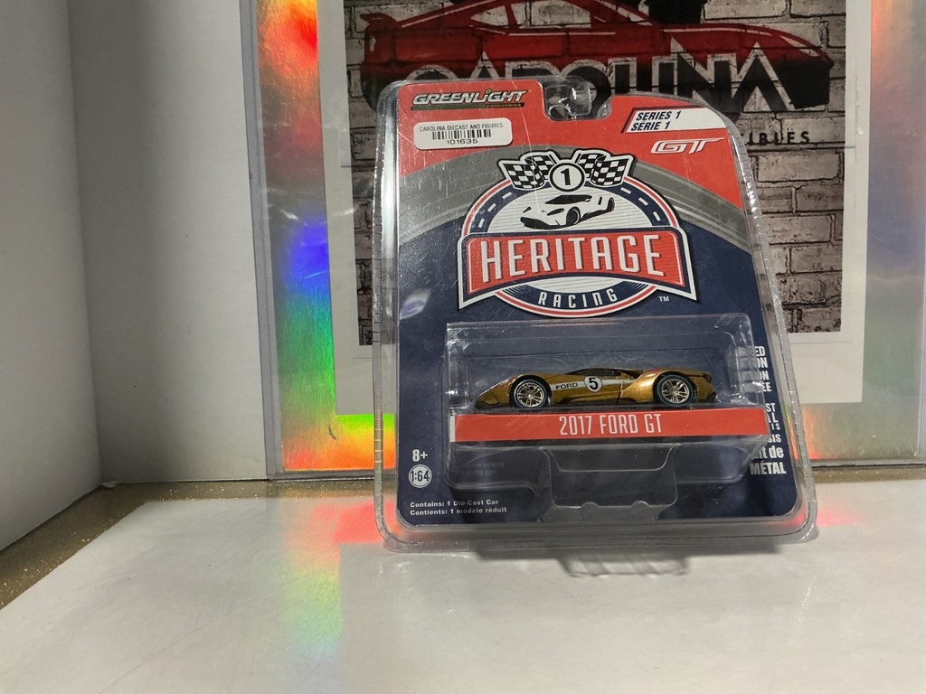 [101635] Greenlight 1:64 Scale 2017 Ford GT #5 Heritage