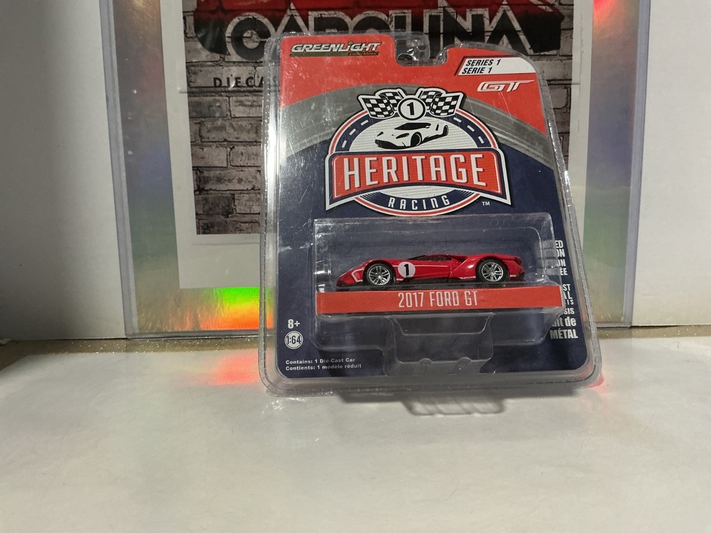 [101628] 1/64 AUTO-WORLD - CAR & DRIVER - 1965 FORD {GT RED}