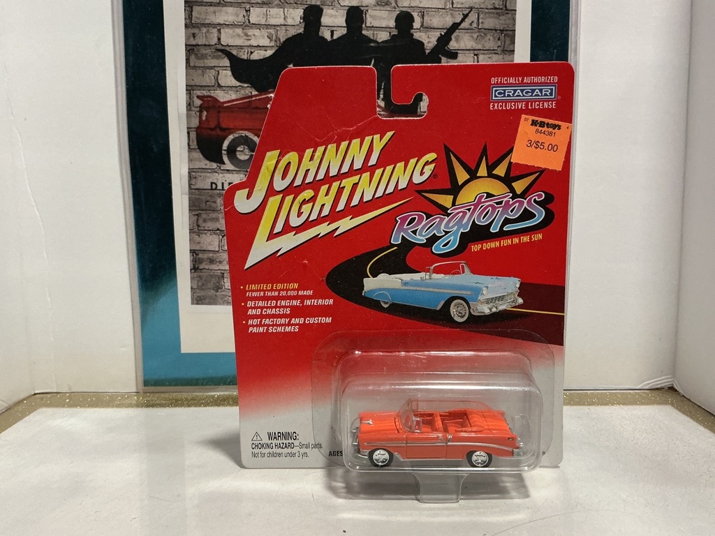 [007163] 1:64 JOHNNY LIGHTNING COLLECTION- 1956 CHEVY BEL AIR