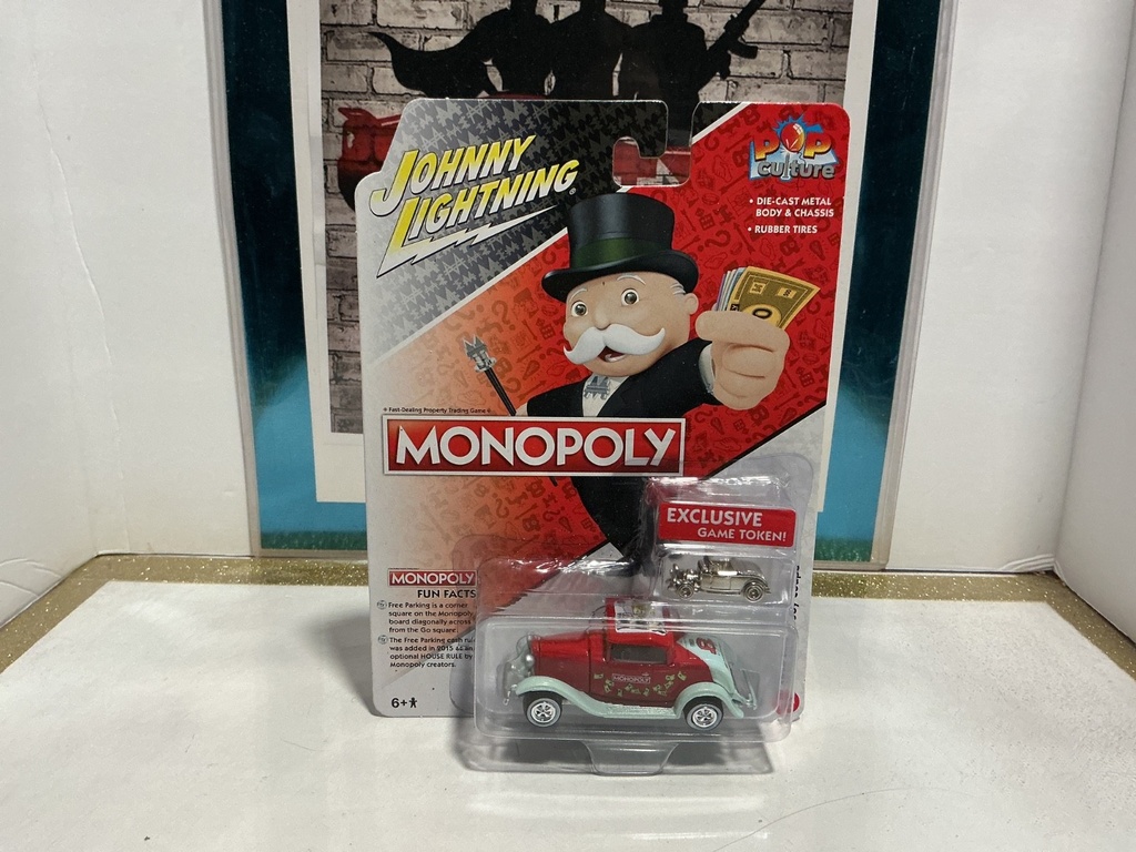 [007152] 1:64 JOHNNY LIGHTNING COLLECTION- MONOPOLY- 1932 FORD HIBOY COUPE