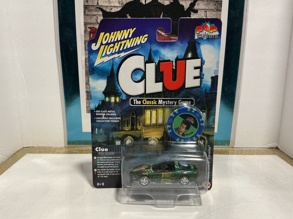 [007154] 1:64 JOHNNY LIGHTNING COLLECTION- “CLUE” 2000 CHEVY CORVETTE