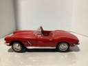 1:18 ERTL 1962 Chevrolet Corvette Red on Red (missing mirror on left side)