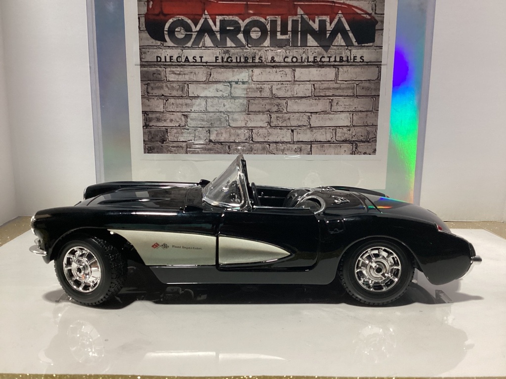 1:18 Maisto Chevrolet Corvette 1957 Black on Black