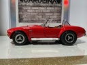 1:18 FASTEST 1965 Shelby Cobra 427 Red on Brown