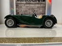 1:18 BURAGO 1937 Jaguar SS-100 - Green on Tan Convertible