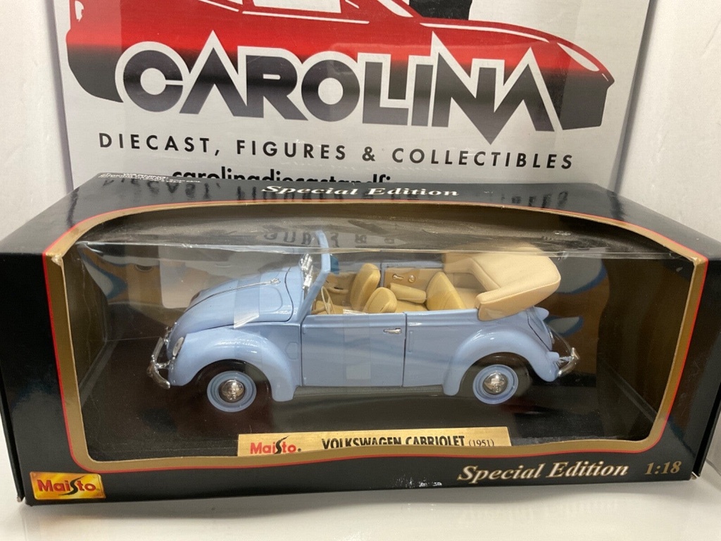 1:18 MAIST0 1951 VOLKSWAGON CABRIOLET