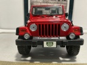 1:18 MAISTO JEEP WRANGLER RUBICON RED ON BLACK [NO BOX]