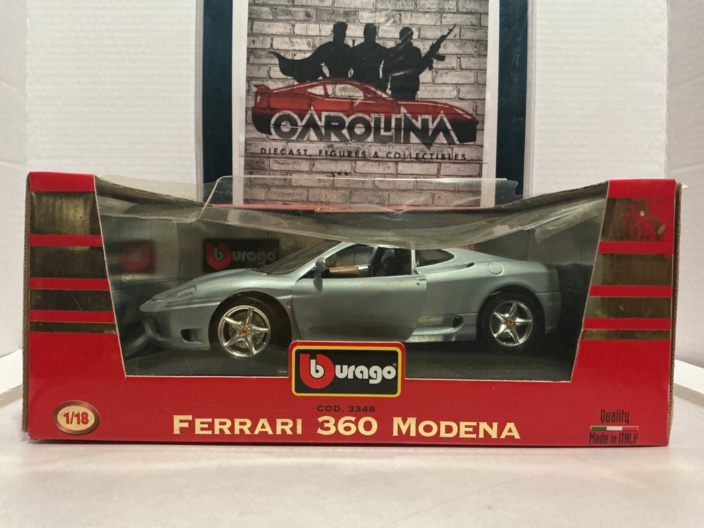 1:18 BURAGO MADE IN ITALY FERRARI 360 MODERNA