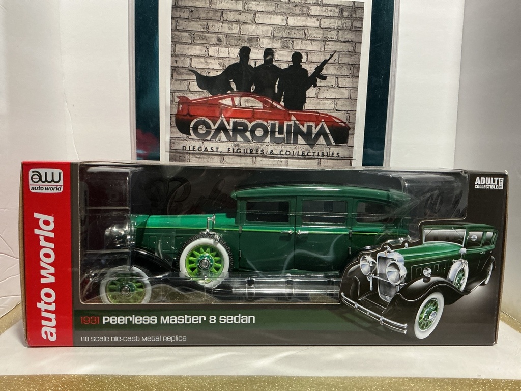 1:18 AUTO WORLD- 1931 PEERLESS MASTER 8 SEDAN