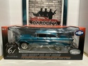 1:18 HIGHWAY 61 COLLECTIBLES - 1957 CHEVY BEL AIR SEDAN [DARK BLUE GRAY]