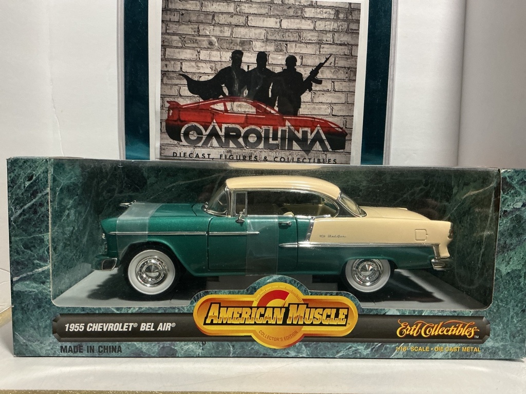 1:18 AMERICAN MUSCLE- 1955 CHEVROLET BEL AIR