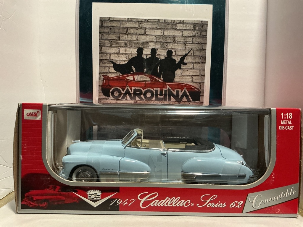 1:18 ANSON- 1947 CADILLAC SERIES 62 CONVERTIBLE