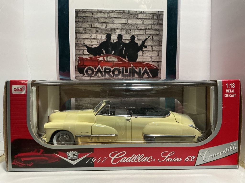 1:18 ANSON- 1947 CADILLAC SERIES 62 CONVERTIBLE