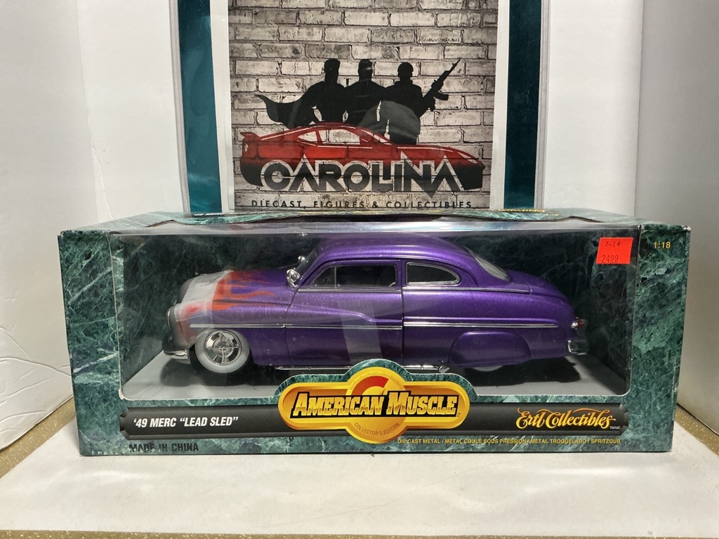 1:18 ERTL/AMERICAN MUSCLE - ‘49 MERCURY “LEAD SLED” [DAMAGED BOX]