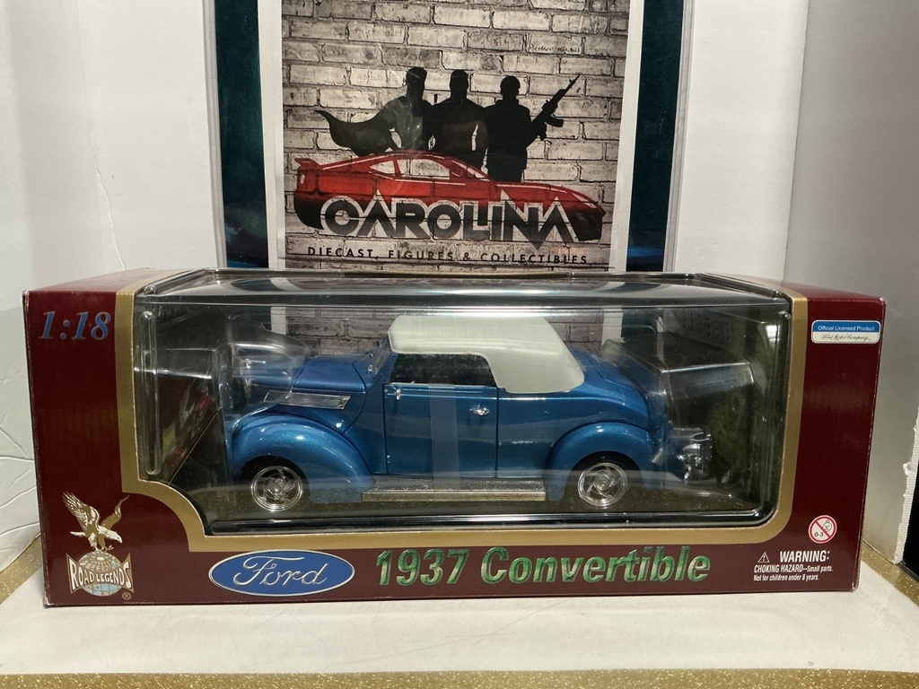 1:18 ROAD LEGENDS FORD 1937 CONVERTIBLE [SCUFF MARKS PLASTIC/BOX]