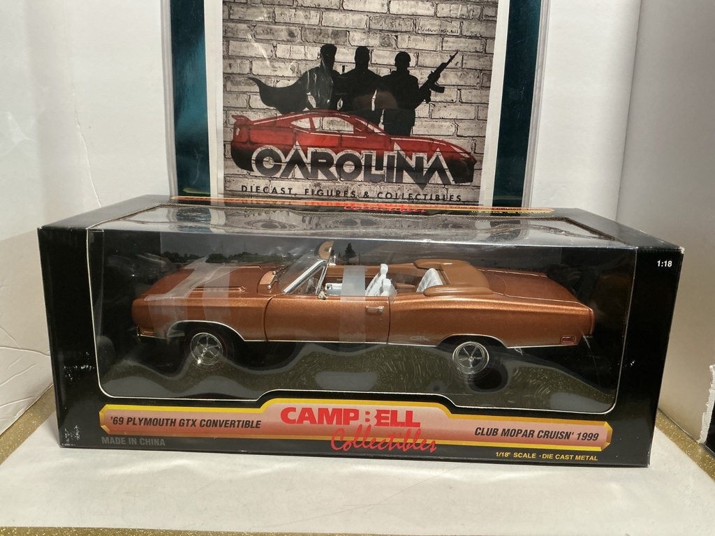1:18 ERTL/CAMPBELL COLLECTIBLES ‘69 PLYMOUTH GTX CONVERTIBLE
