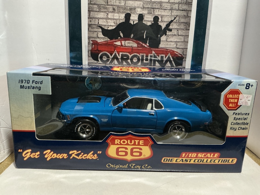 1:18 ROUTE 66  “GET YOUR KICKS” 1970 FORD MUSTANG