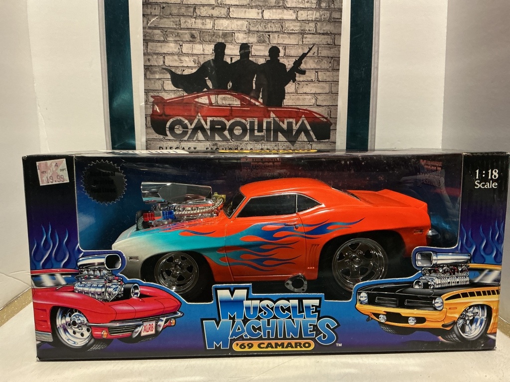 [008174] 1:18 MUSCLE MACHINES- ‘69 CAMARO