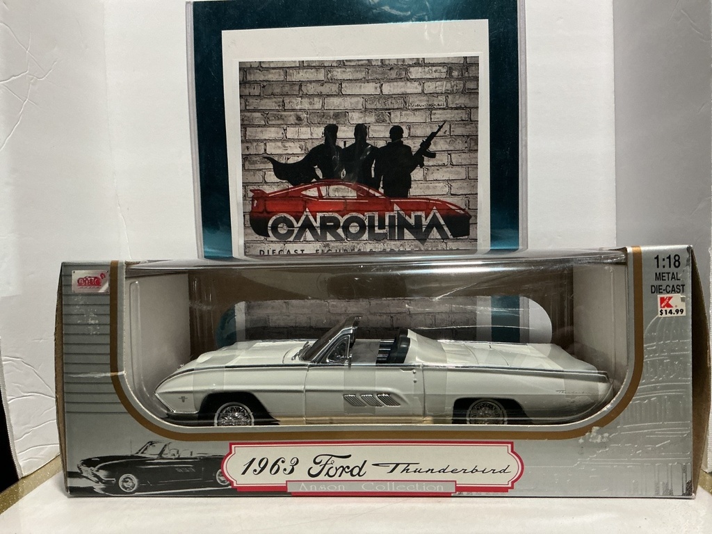 1:18 ANSON- 1963 FORD THUNDERBIRD