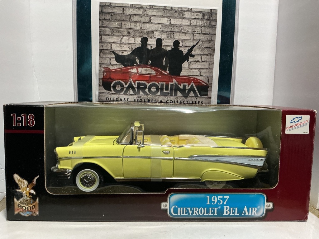 1:18 ROAD SIGNATURE DIE CAST METAL- 1957 CHEVROLET BEL AIR