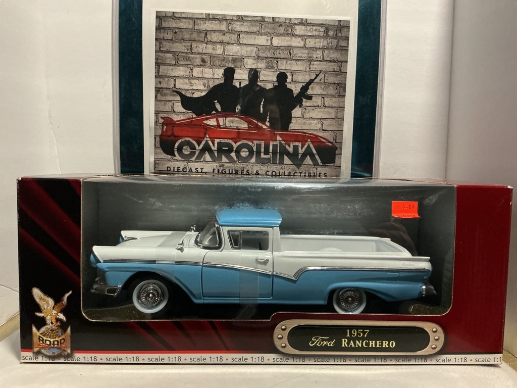 1:18 ROAD SIGNATURE DIE CAST METAL- 1957 FORD RANCHERO