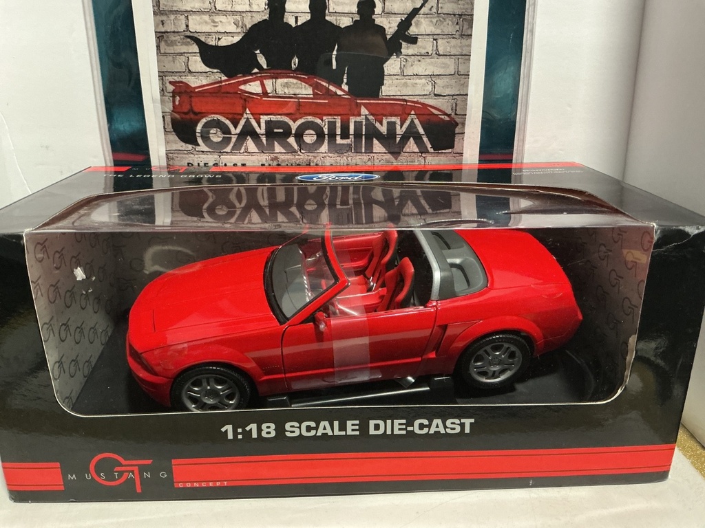 [009473] 1:18 BEANSTALK - Mustang red